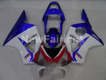 Laden Sie das Bild in den Galerie-Viewer, White and Blue Red Factory Style - CBR 954 RR 02-03 Fairing Kit