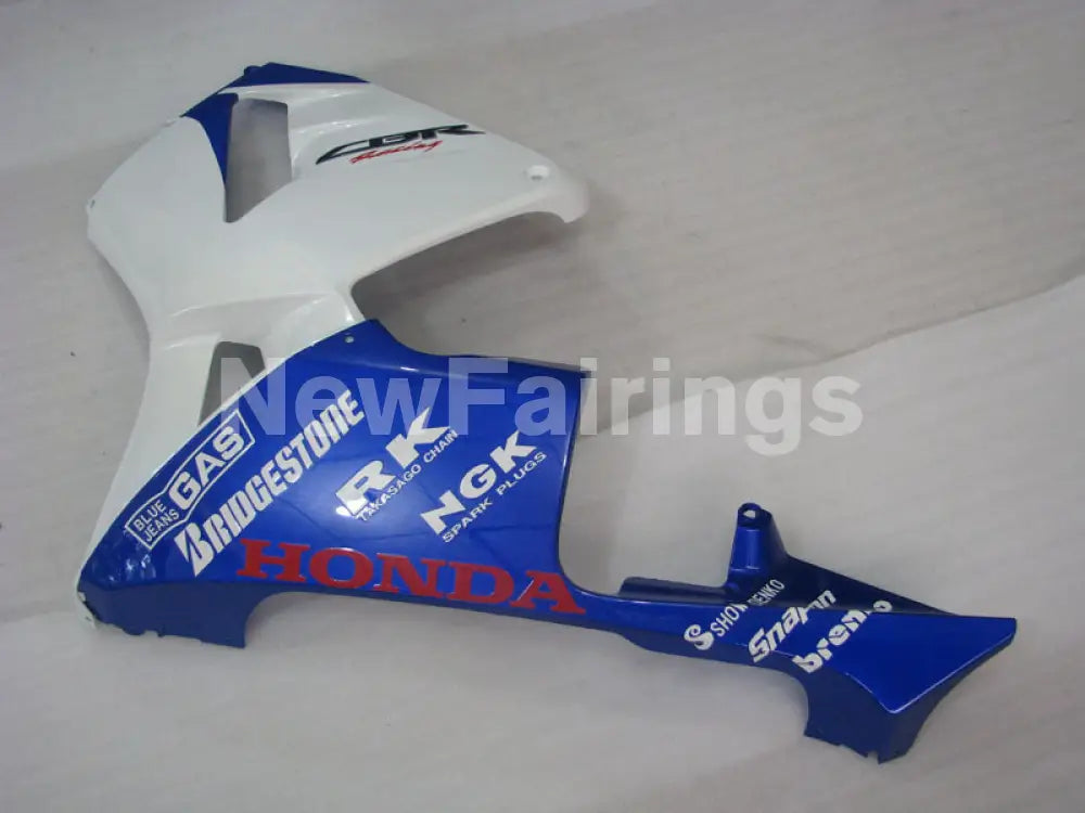 White Blue and Red Factory Style - CBR600RR 05-06 Fairing Kit