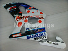 Laden Sie das Bild in den Galerie-Viewer, White and Blue Yellow Dark Dog - GSX-R600 01-03 Fairing Kit