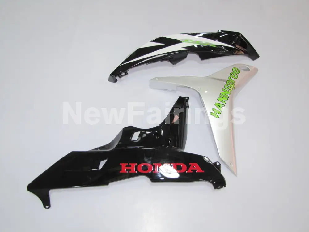 White and Green Black Factory Style - CBR600RR 07-08 Fairing Kit