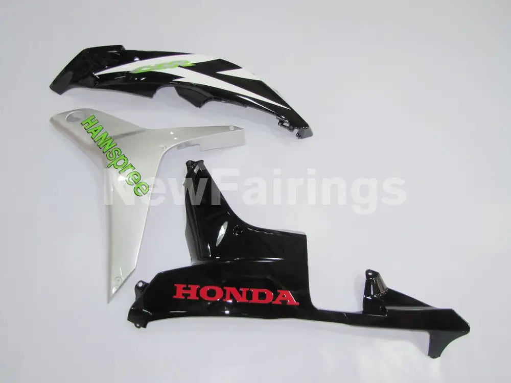 White and Green Black Factory Style - CBR600RR 07-08 Fairing Kit