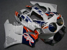 Laden Sie das Bild in den Galerie-Viewer, White and Orange Blue Factory Style - CBR 900 RR 92-93 Fairing Kit