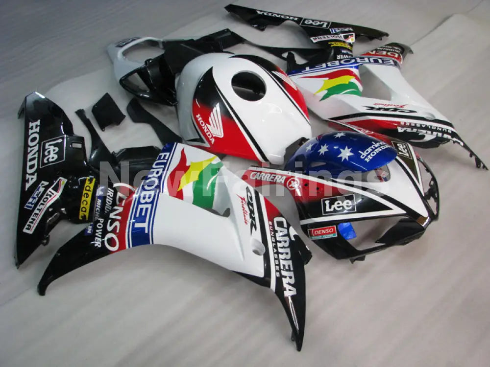 White and Red Black Lee - CBR1000RR 06-07 Fairing Kit