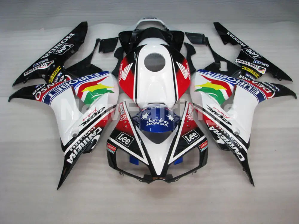 White and Red Black Lee - CBR1000RR 06-07 Fairing Kit