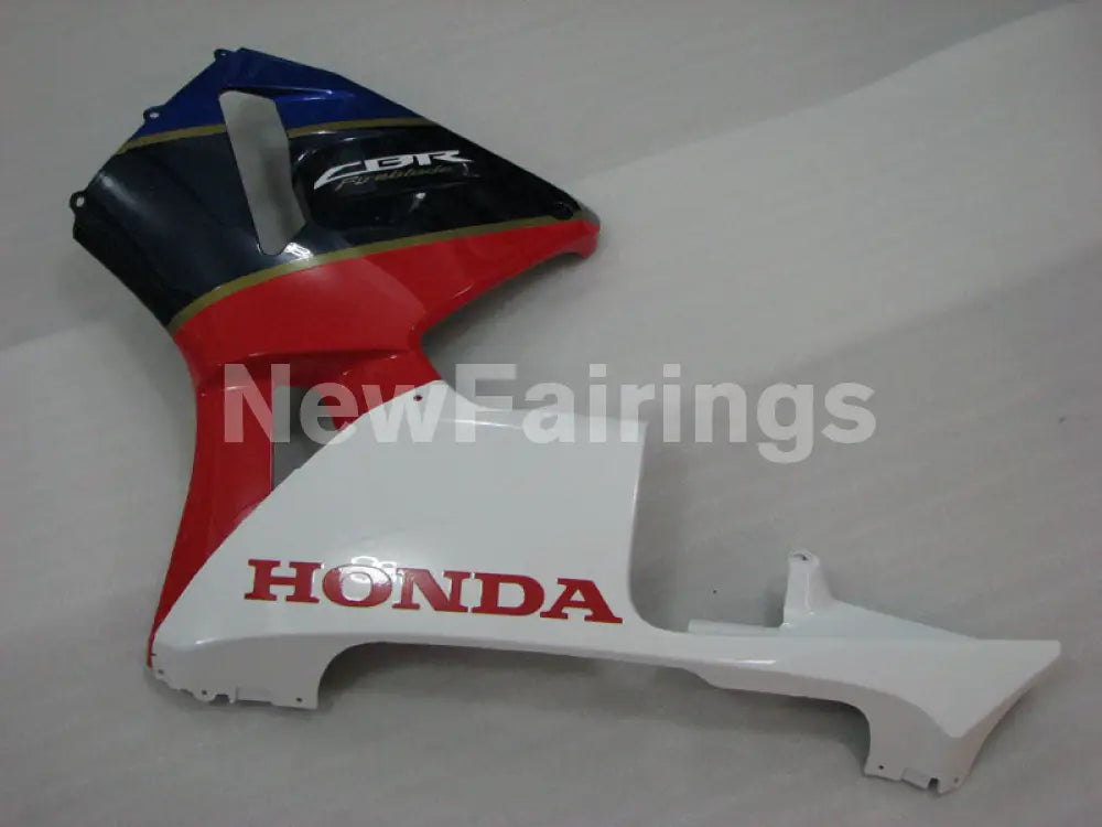 White Red and Blue Factory Style - CBR600RR 05-06 Fairing Kit