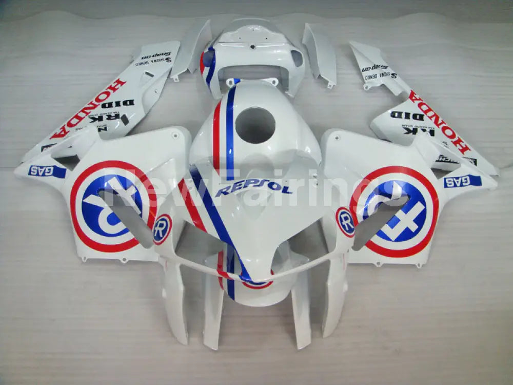 White and Red Blue Repsol - CBR600RR 05-06 Fairing Kit