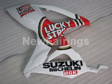 Laden Sie das Bild in den Galerie-Viewer, White and Red Lucky Strike - GSX-R750 06-07 Fairing Kit