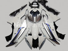 Laden Sie das Bild in den Galerie-Viewer, White and Silver Blue No decals - YZF-R6 08-16 Fairing Kit Vehicles &amp; Parts > Vehicle Parts &amp; Accessories > Motor