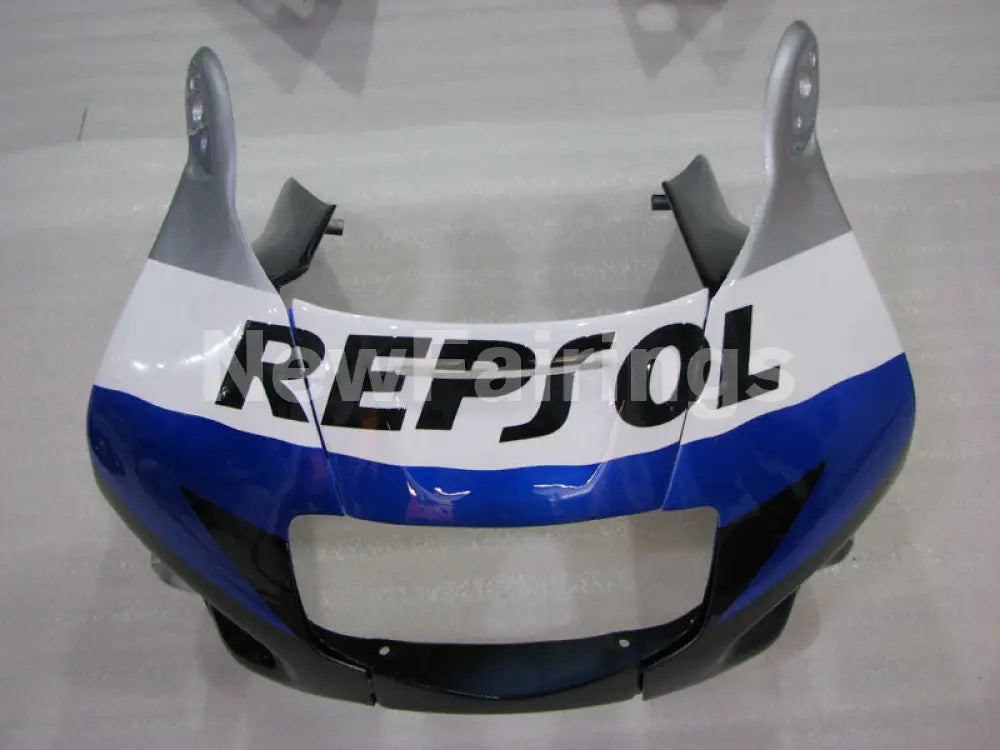 White and Silver Blue Repsol - CBR600 F2 91-94 Fairing Kit