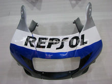 Laden Sie das Bild in den Galerie-Viewer, White and Silver Blue Repsol - CBR600 F2 91-94 Fairing Kit