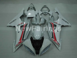 White and Silver Factory Style - YZF-R6 08-16 Fairing Kit Vehicles & Parts > Vehicle Parts & Accessories > Motor