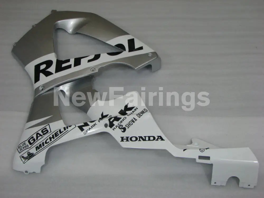 White and Silver Repsol - CBR 929 RR 00-01 Fairing Kit