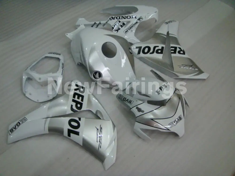 White and Silver Repsol - CBR1000RR 08-11 Fairing Kit
