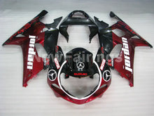 Laden Sie das Bild in den Galerie-Viewer, Wine Red and Black Jordan - GSX-R750 00-03 Fairing Kit