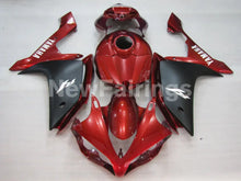Laden Sie das Bild in den Galerie-Viewer, Wine Red Matte Black Factory Style - YZF-R1 07-08 Fairing