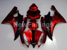 Laden Sie das Bild in den Galerie-Viewer, Wine Red and Matte Black Factory Style - YZF-R6 06-07 Fairing Kit Vehicles &amp; Parts &gt; Vehicle Parts &amp; Accessories &gt;