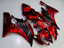 Laden Sie das Bild in den Galerie-Viewer, Wine Red and Matte Black Factory Style - YZF-R6 06-07 Fairing Kit Vehicles &amp; Parts &gt; Vehicle Parts &amp; Accessories &gt;