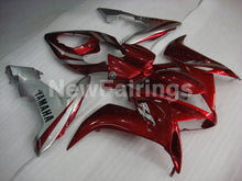 Laden Sie das Bild in den Galerie-Viewer, Wine Red Silver Factory Style - YZF-R1 04-06 Fairing Kit
