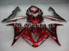 Laden Sie das Bild in den Galerie-Viewer, Wine Red Silver Factory Style - YZF-R1 04-06 Fairing Kit