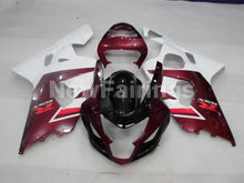 Laden Sie das Bild in den Galerie-Viewer, Wine Red and White Factory Style - GSX-R750 04-05 Fairing