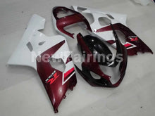 Laden Sie das Bild in den Galerie-Viewer, Wine Red and White Factory Style - GSX-R750 04-05 Fairing