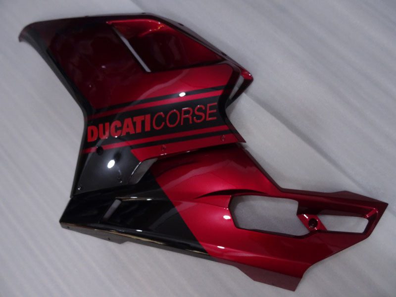 Wine Red and Black Factory Style - Ducati 848 07-11 Fairing Kit