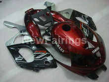 Laden Sie das Bild in den Galerie-Viewer, Wine Red and Black Silver Factory Style - YZF600R Thundercat 96-07 Fairing Kit Vehicles &amp; Parts > Vehicle Parts &amp;