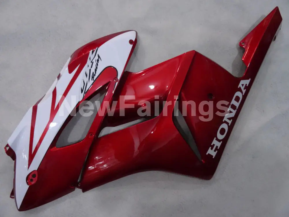 Wine Red and White Factory Style - CBR1000RR 04-05 Fairing Kit