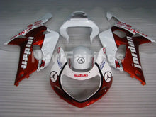 Laden Sie das Bild in den Galerie-Viewer, Wine Red and White Jordan - GSX-R600 01-03 Fairing Kit