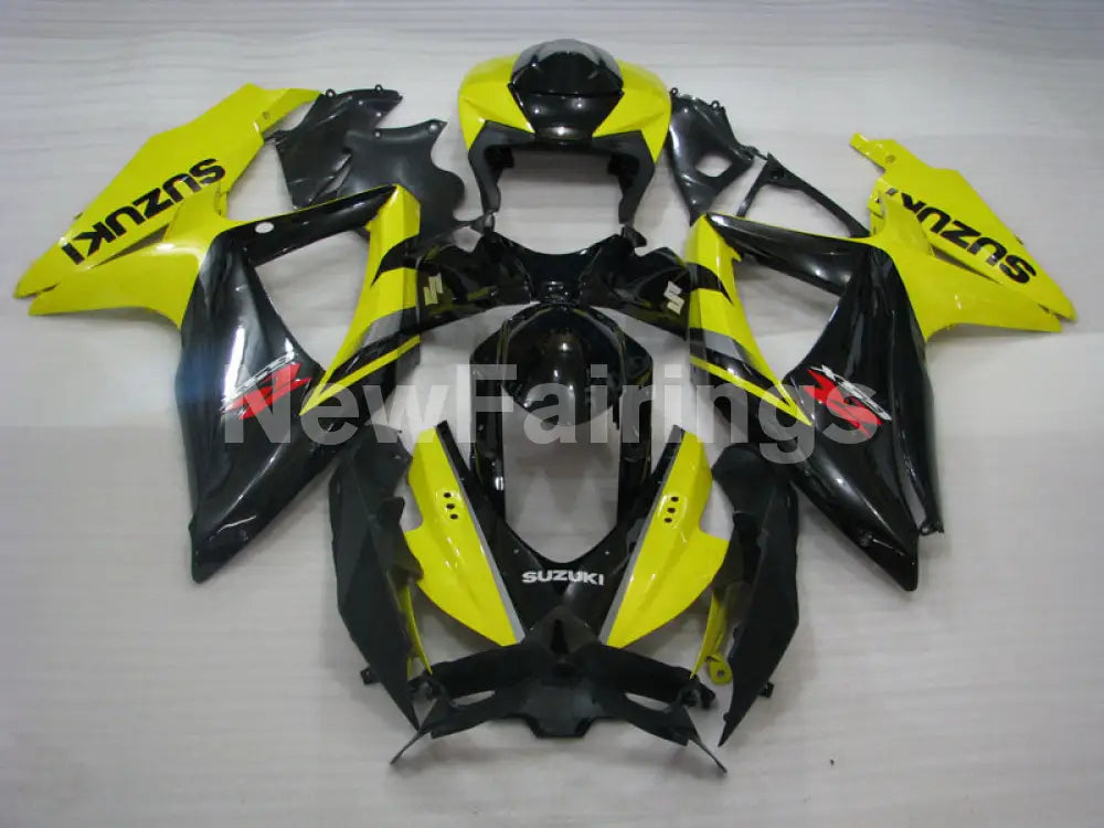 Yellow and Black Factory Style - GSX-R750 08-10 Fairing Kit