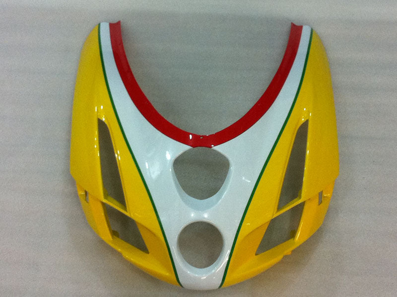 Yellow and Black White Factory Style - Ducati 749 03-04 Fairing Kit (Single Passenger Seat)