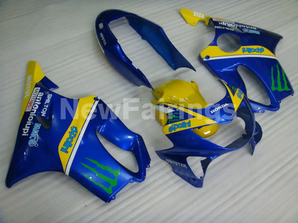 Yellow and Blue Monster - CBR600 F4 99-00 Fairing Kit