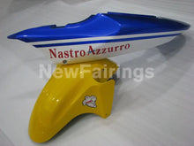 Laden Sie das Bild in den Galerie-Viewer, Yellow and Blue White Nastro Azzurro - CBR600 F4 99-00 Fairing Kit
