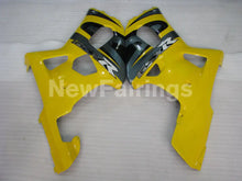 Laden Sie das Bild in den Galerie-Viewer, Yellow and Grey Black Factory Style - GSX-R600 01-03 Fairing Kit