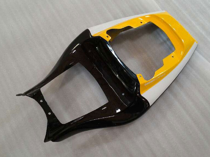 Yellow and White Black Factory Style - Ducati 748 96-02 Fairing Kit