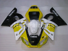 Laden Sie das Bild in den Galerie-Viewer, Yellow and White Black Factory Style - YZF-R6 98-02 Fairing Kit Vehicles &amp; Parts > Vehicle Parts &amp; Accessories > Motor