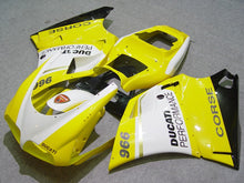 Bild in der Galerieansicht laden, Yellow and White Black Performance - Ducati 996 96-02 Fairing Kit